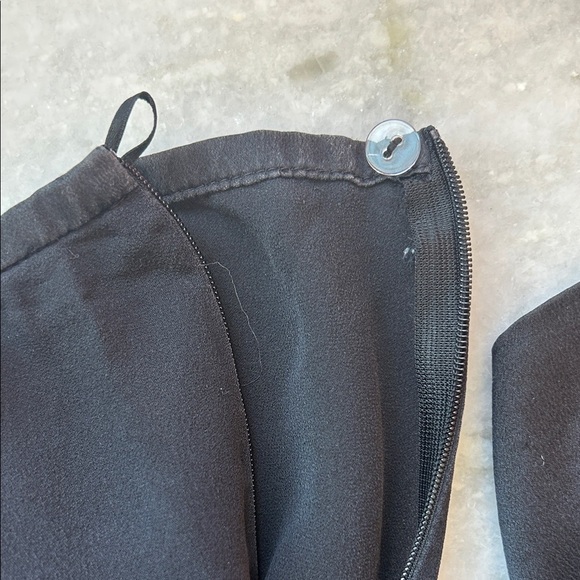 Escada Black Silk Flowy Women's Pants | 40 - Picture 6 of 6